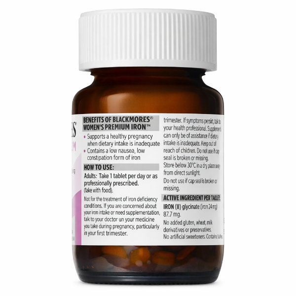 Ảnh của Blackmores Women’s Premium Iron bổ sung sắt bà bầu (30 viên)