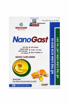 Ảnh của Gel uống Nanogast hỗ trợ dạ dày (hộp 20 gói)
