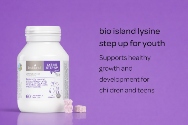 Ảnh của [HÀNG NHẬP KHẨU]Viên uống BioIsland Lysine For Kids hỗ trợ trẻ ăn ngon, tăng chiều cao (60 viên)