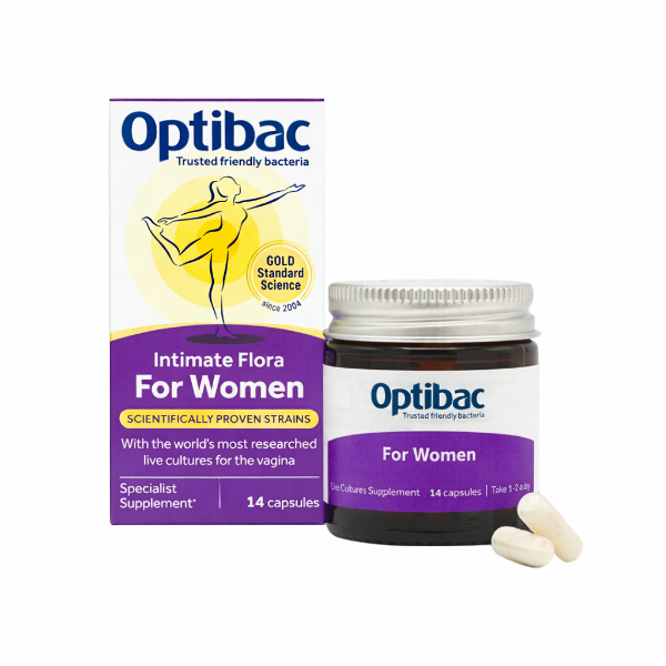 Ảnh của [HÀNG NHẬP KHẨU]Men Vi Sinh Phụ Khoa Nữ Giới Optibac For Women Lọ 14 Viên