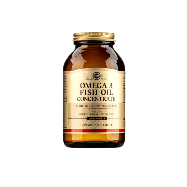 Ảnh của [HÀNG NHẬP KHẨU] Viên dầu cá Solgar Omega 3 Fish Oil hỗ trợ giảm mỡ máu, tốt cho mắt và não bộ (Chai 120 Viên)